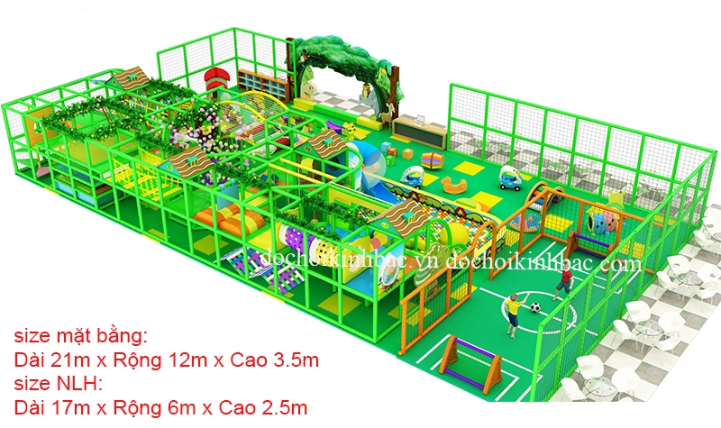 Khu Vui Chơi Liên hoàn diện tích trên 150 m2 LHSE015