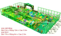 Khu Vui Chơi Liên hoàn diện tích trên 150 m2 LHSE015