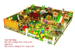 Khu Vui Chơi Liên hoàn diện tích trên 150 m2 LHSE016