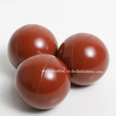 BÓNG NHỰA TRẺ EM PHI 7.5CM MÀU NÂU ĐỎ