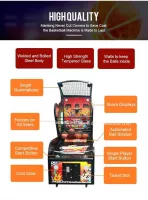 MÁY GAME CHƠI BÓNG RỔ LUXURY TGLMG22-2
