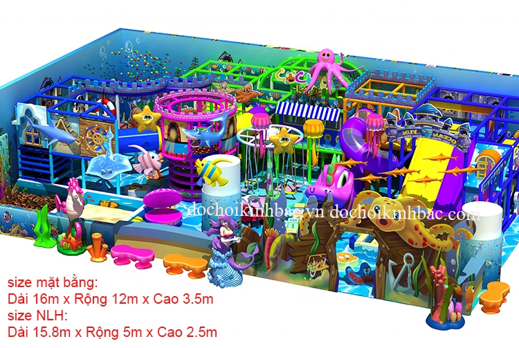 Khu Vui Chơi Liên hoàn diện tích 50-100 m2 LHSC003