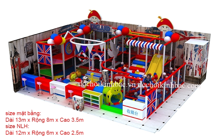 Khu Vui Chơi Liên hoàn diện tích 50-100 m2 LHSC005