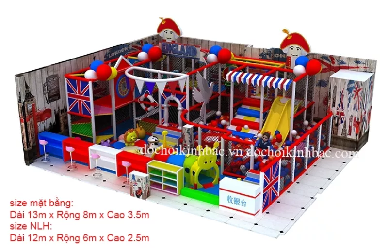 Khu Vui Chơi Liên hoàn diện tích 50-100 m2 LHSC005