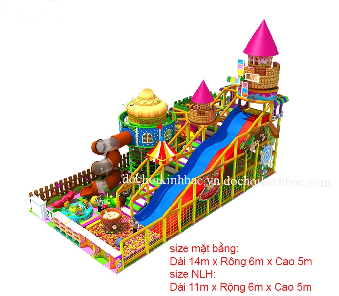 Khu Vui Chơi Liên hoàn diện tích 50-100 m2 LHSC008