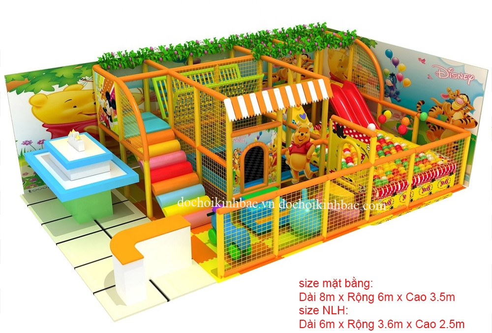 Khu Vui Chơi Liên hoàn diện tích 50-100 m2 LHSC011