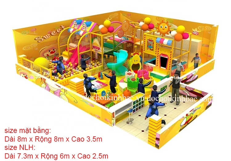 Khu Vui Chơi Liên hoàn diện tích 50-100 m2 LHSC013