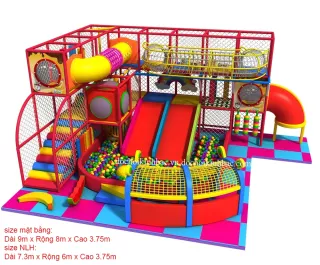 Khu Vui Chơi Liên hoàn diện tích 50-100 m2 LHSC016