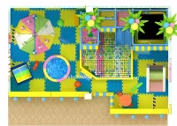 Khu Vui Chơi Liên hoàn diện tích 50-100 m2 LHSC022