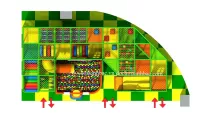 Khu Vui Chơi Liên hoàn diện tích 50-100 m2 LHSC023