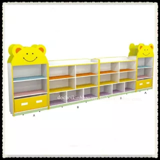 TỦ KỆ CHO TRƯỜNG MẦM NON TKGM004