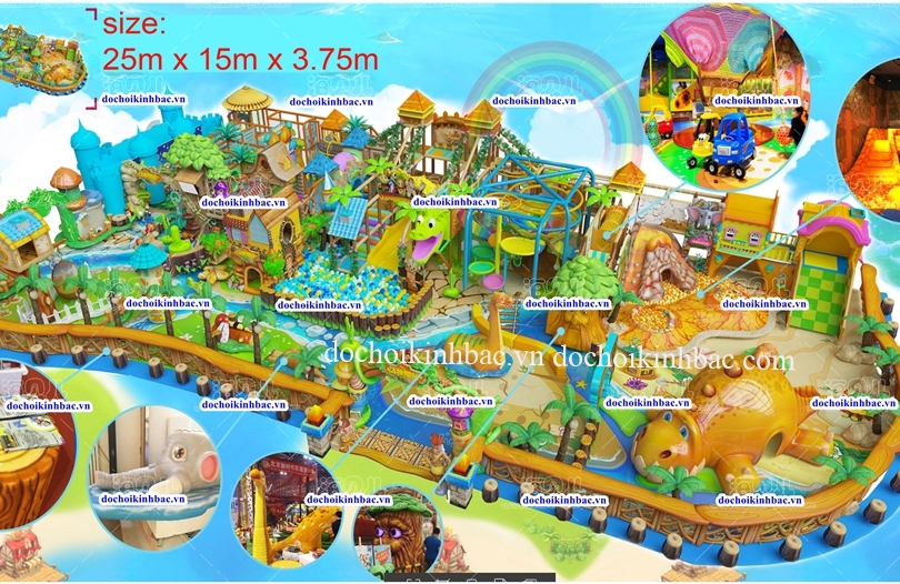 Khu Vui Chơi Liên hoàn thiết kế mới NLHM030