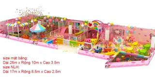 Khu Vui Chơi Liên hoàn diện tích 100-150 m2 LHSD002