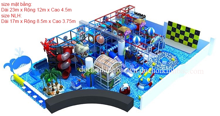 Khu Vui Chơi Liên hoàn diện tích 100-150 m2 LHSD006