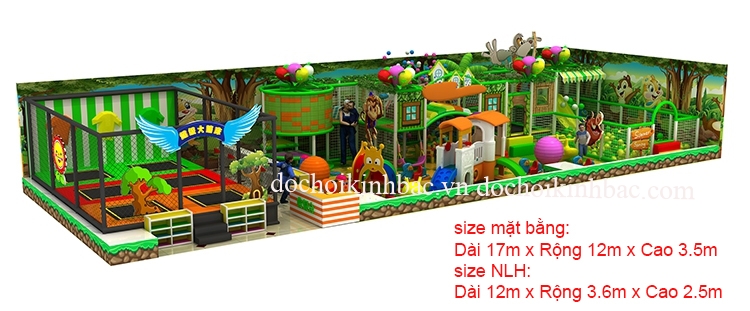 Khu Vui Chơi Liên hoàn diện tích 100-150 m2 LHSD007