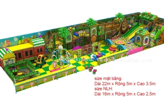 Khu Vui Chơi Liên hoàn diện tích 100-150 m2 LHSD010