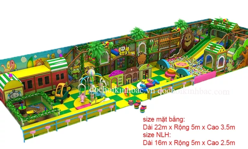 Khu Vui Chơi Liên hoàn diện tích 100-150 m2 LHSD010
