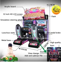 MÁY GAME ĐUA XE Ô TÔ 5D 32' - DX09