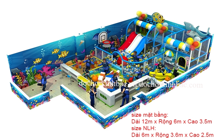 Khu Vui Chơi Liên hoàn diện tích 100-150 m2 LHSD018