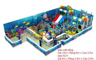 Khu Vui Chơi Liên hoàn diện tích 100-150 m2 LHSD018