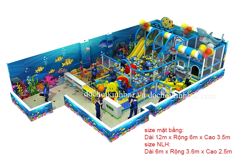 Khu Vui Chơi Liên hoàn diện tích 100-150 m2 LHSD019