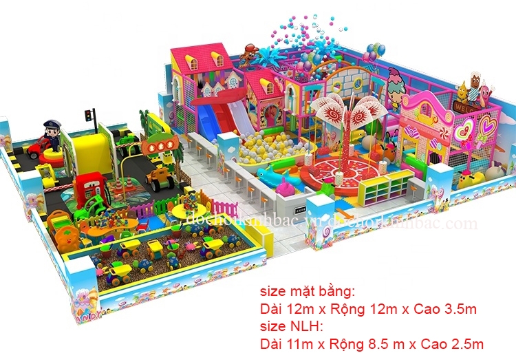 Khu Vui Chơi Liên hoàn diện tích 100-150 m2 LHSD021