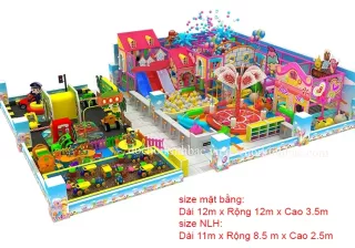 Khu Vui Chơi Liên hoàn diện tích 100-150 m2 LHSD021