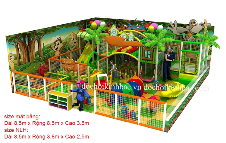 Khu Vui Chơi Liên hoàn diện tích 100-150 m2 LHSD025
