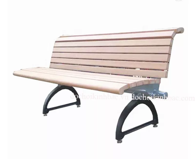 GHẾ GỖ CÔNG VIÊN NGOÀI TRỜI GGCV008