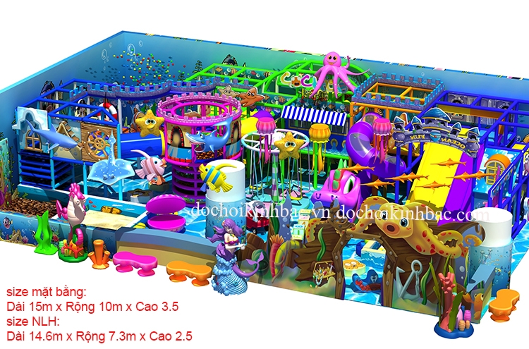 Khu vui chơi liên hoàn thiết kế theo yêu cầu phong thủy NLHP002