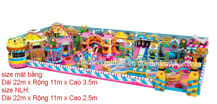Khu vui chơi liên hoàn thiết kế theo yêu cầu phong thủy NLHP010