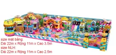 Khu vui chơi liên hoàn thiết kế theo yêu cầu phong thủy NLHP010