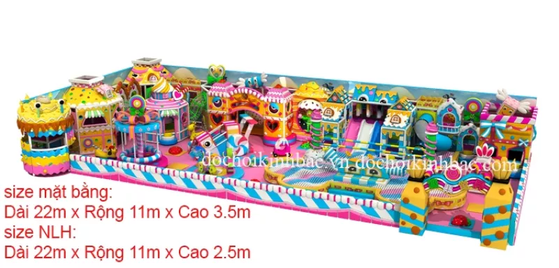 Khu vui chơi liên hoàn thiết kế theo yêu cầu phong thủy NLHP010