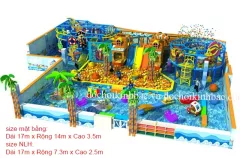 Khu vui chơi liên hoàn thiết kế theo yêu cầu phong thủy NLHP013