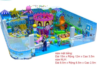 Khu vui chơi liên hoàn trong trung tâm thương mại NLHL006