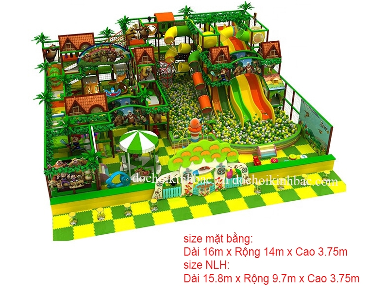Khu vui chơi liên hoàn trong trung tâm thương mại NLHL012