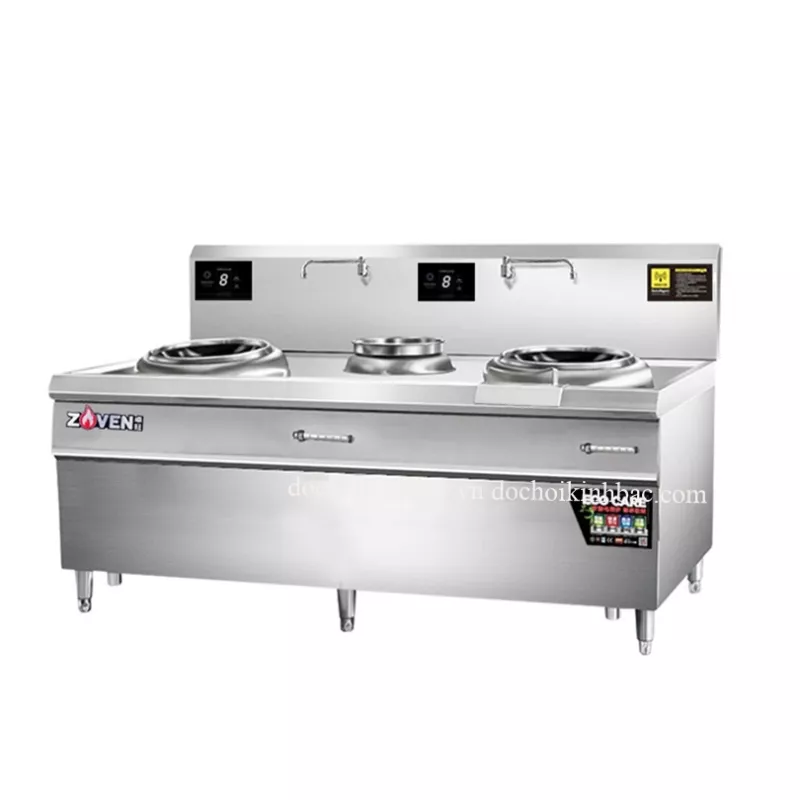 BẾP TỪ CÔNG NGHIỆP ĐÔI LÕM LIỀN MỘT BẦU NƯỚC BTH006