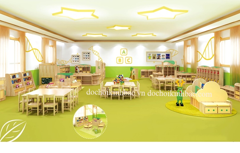 THIẾT KẾ NỘI THẤT TRƯỜNG MẦM NON TKMN04