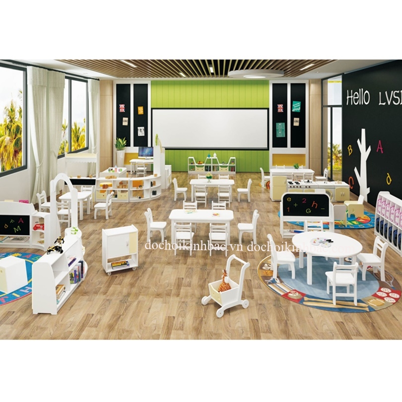 THIẾT KẾ NỘI THẤT TRƯỜNG MẦM NON TKMN09