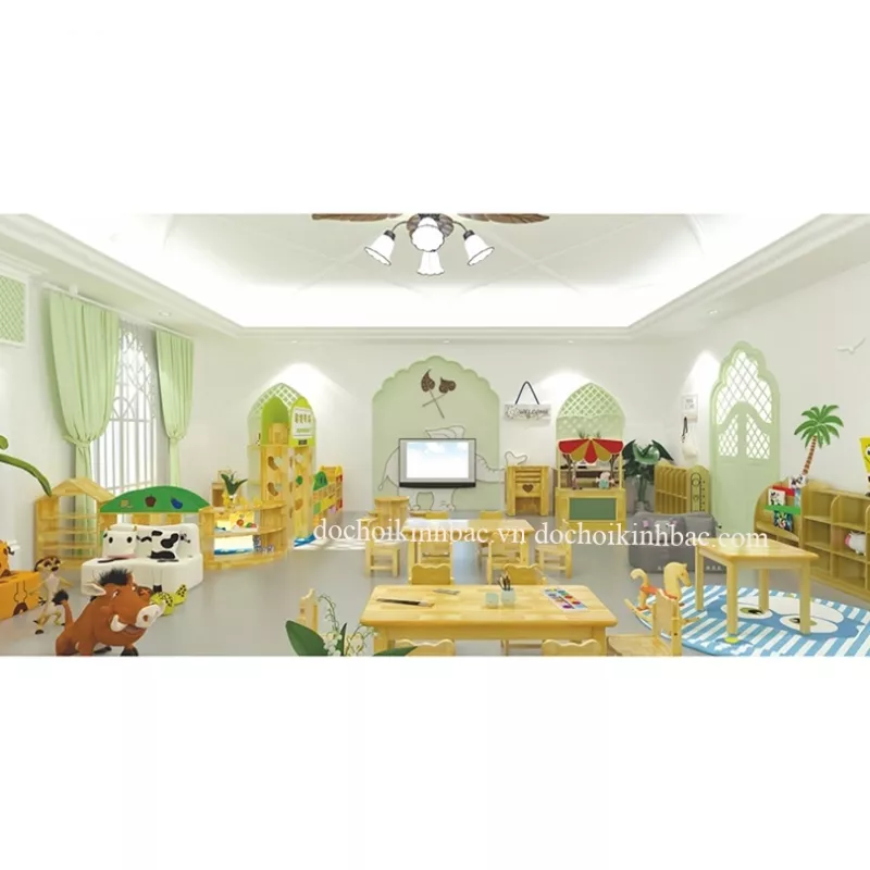 THIẾT KẾ NỘI THẤT TRƯỜNG MẦM NON TKMN22