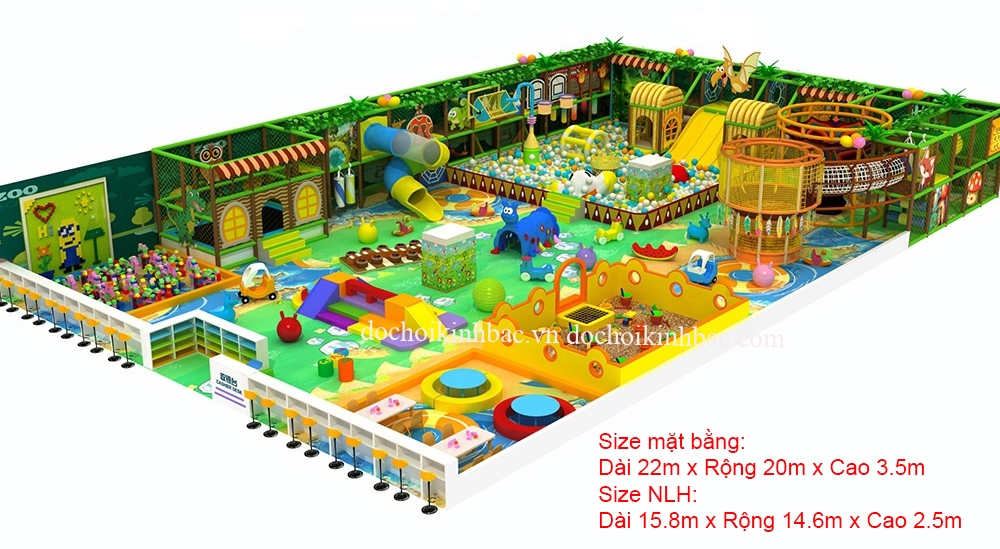 Khu vui chơi liên hoàn diện tích lớn NLHS020