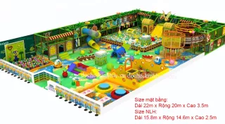 Khu vui chơi liên hoàn diện tích lớn NLHS020
