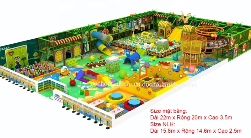 Khu vui chơi liên hoàn diện tích lớn NLHS020