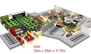 Khu Vui Chơi Liên hoàn thiết kế mới NLHM046