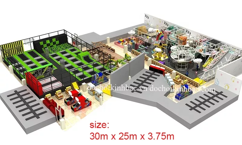 Khu Vui Chơi Liên hoàn thiết kế mới NLHM046