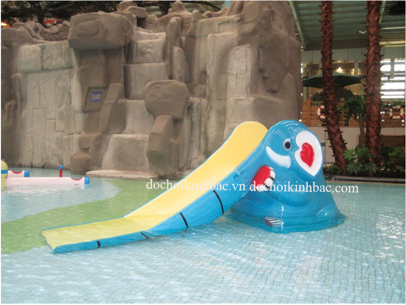 CẦU TRƯỢT NƯỚC BỂ BƠI HÌNH VOI TBB010
