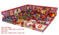 Khu Vui Chơi Liên hoàn diện tích trên 150 m2 LHSE029