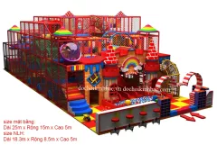 Khu Vui Chơi Liên hoàn diện tích trên 150 m2 LHSE038