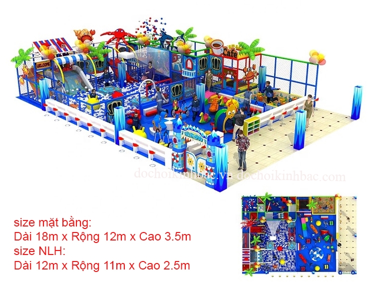 Khu Vui Chơi Liên hoàn diện tích trên 150 m2 LHSE041