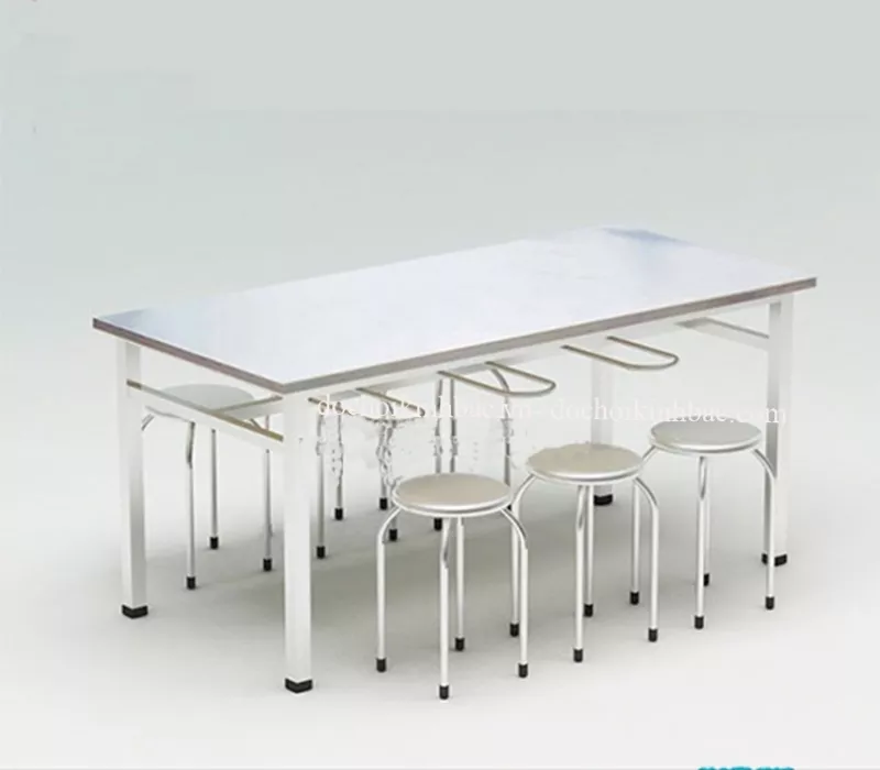 BÀN ĂN INOX CHO TRƯỜNG MẦM NON TBI02